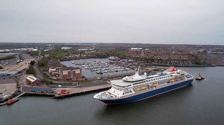 Fred. Olsen Cruise Lines returns to Newcastle for new season of cruising