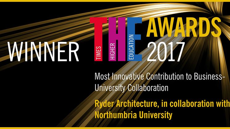 Northumbria and Ryder Architecture win award for most innovative collaboration