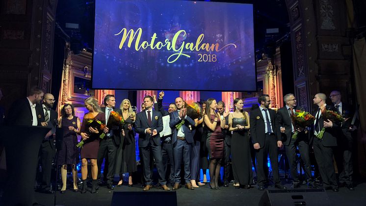 Här är vinnarna på Motorgalan 2018