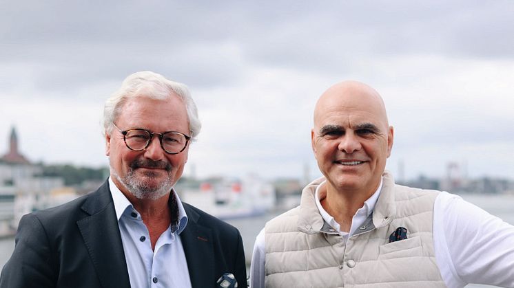 Jörgen Månsson och Hans Wittrup ser fram emot det nya samarbetet.