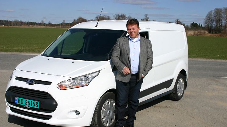 Johnny Løvli er ansatt som ny salgssjef for nyttekjøretøy hos Ford Motor Norge