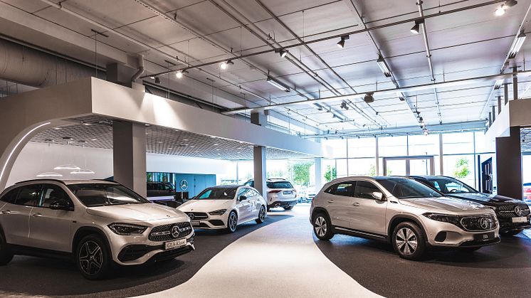 Se den nye Mercedes-Benz butikken i Bodø