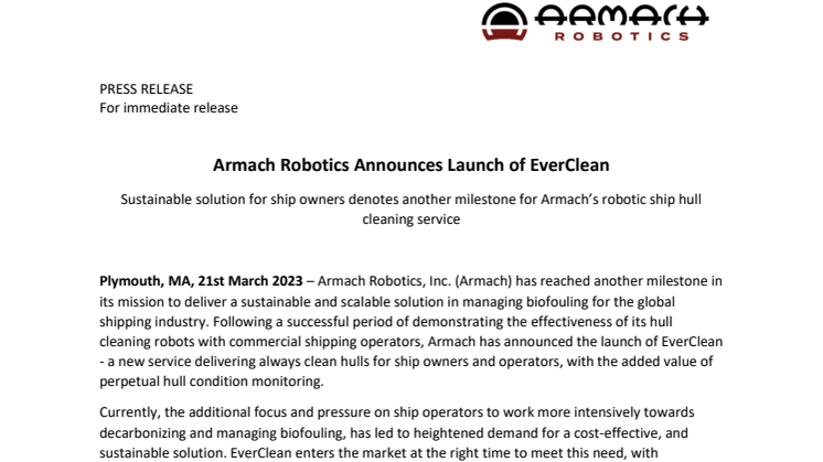 Mar23.Armach Launches EverClean.approved.pdf
