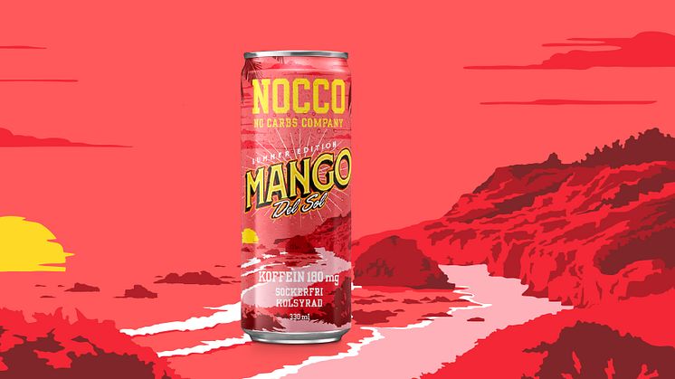 Årets sommarsmak: NOCCO Mango Del Sol