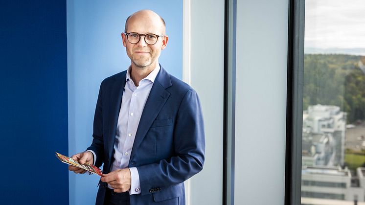 Thomas Ljungqvist, konserndirektør og konstituert leder for Orkla Consumer & Financial Investments. ﻿Foto: ﻿Alf Simensen, NTB