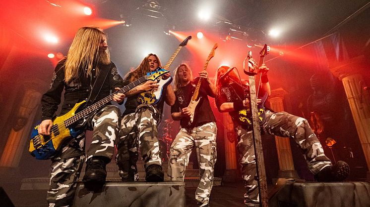 Det svenska power metal-bandet Sabaton som fyller arenor över hela världen kommer till Lindesberg.