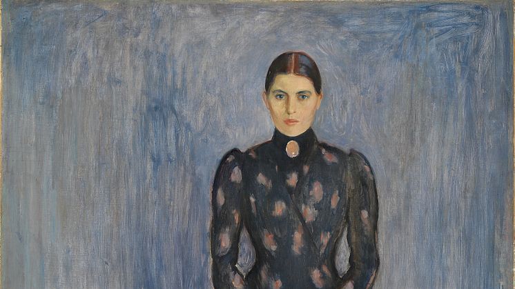 Edvard Munch, "Inger in Black and Violet", 1892