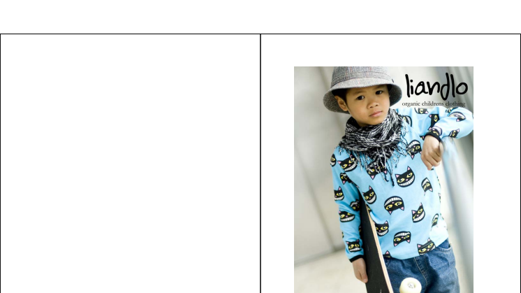 Liandlo lanserar ny ekologisk barnkläders kollektion