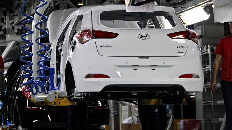 Hyundai starter produksjon av nye i20