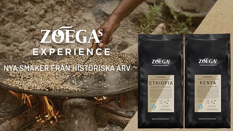 Zoégas Professional lanserar Zoégas Experience Blend – nya smakupplevelser från historiska arv