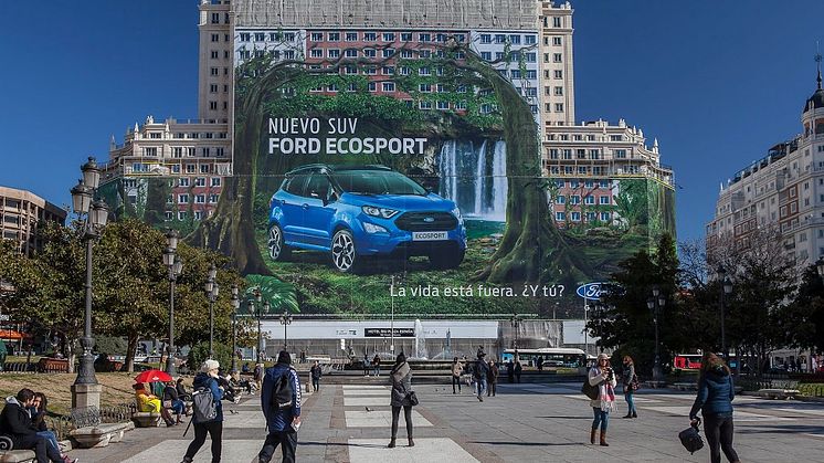 Ford Ecosport Billboard Madrid