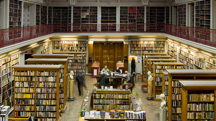 The Lit & Phil in Newcastle is the largest independent UK library outside of London. Photo by Sally Ann Norman.