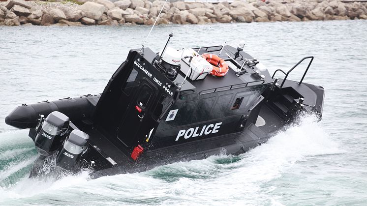 Dorset Police Marine Section’s new patrol boat, Buccaneer