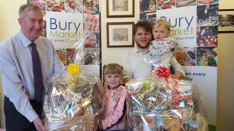 ​Chocolate feast for winners of Bury Market Easter egg hunt