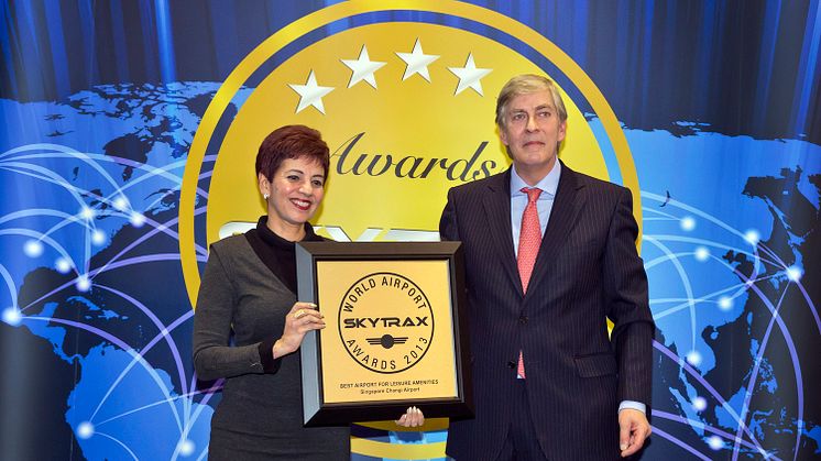 Skytrax 2013-Best Airport for Leisure Amenities award