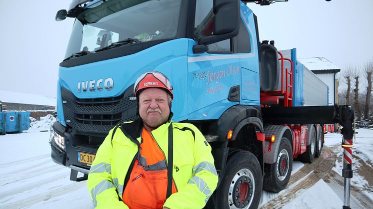 Vognmand Jørgen Olsen i Slangerup i Nordsjælland har været trofast IVECO-kunde i mere end 15 år