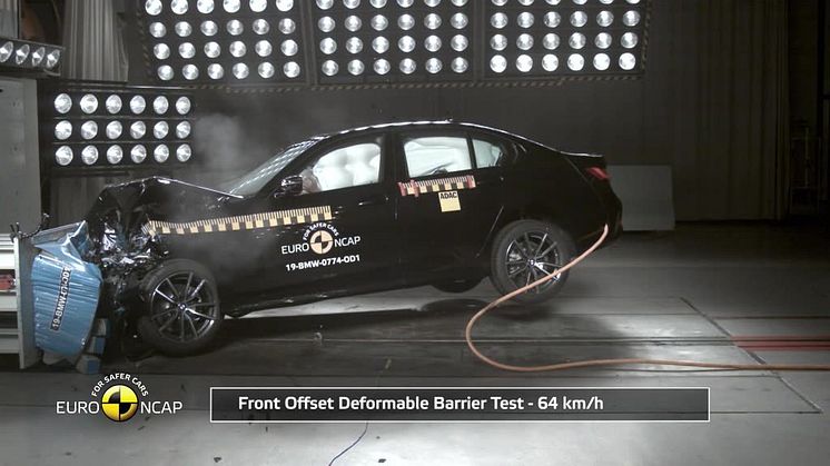 BMW 3 Series Euro NCAP testing October 2019
