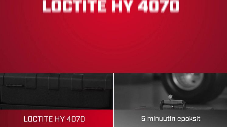 LOCTITE HY 4070 vs. 5 minuutin epoksit (FI)
