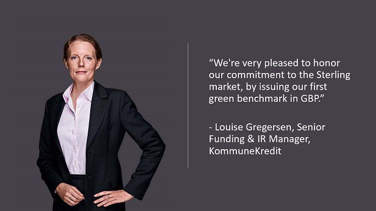 KommuneKredit launches first Green Bond in Sterling market