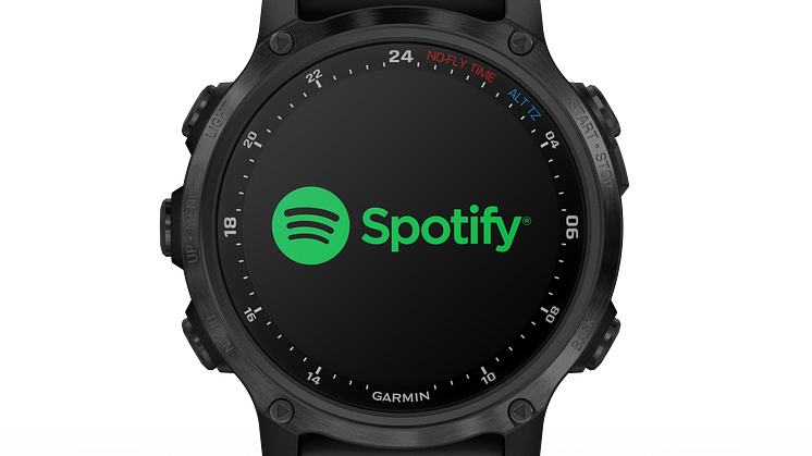 Garmin_Descent Mk2S_Schwarz_Spotify 