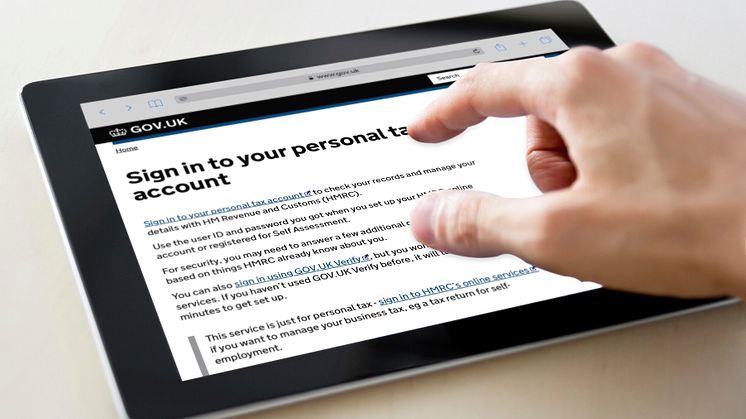 Sign in to your personal tax account