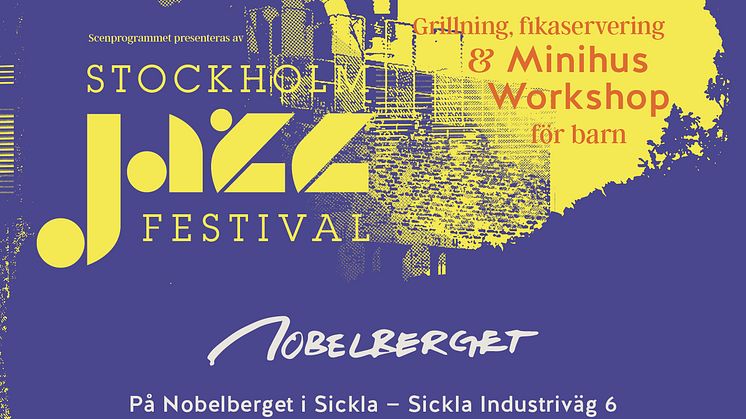 Så firas startskottet för Sicklas nya stadsdel Nobelberget – scenprogram signerat Stockholm Jazz Festival