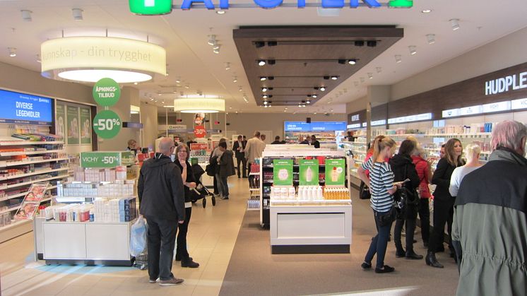 Apotek 1 åpner Norges største kjøpesenterapotek!