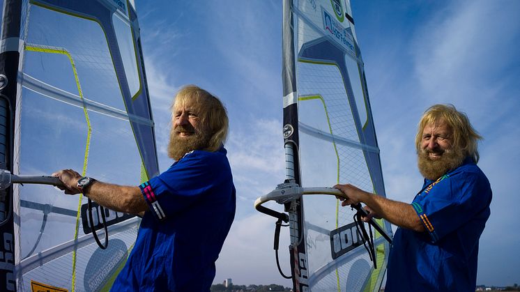 Die Zwillinge Manfred und Jürgen Charchulla gelten als Pioniere des Windsurfens © Christian Irrgang
