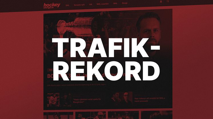 Nytt trafikrekord för Sveriges största hockeysajt – Hockeysverige.se