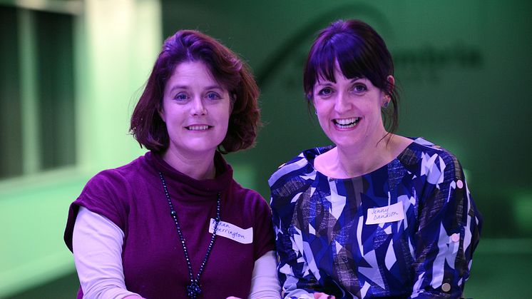 Rhian Sherrington, founder of the Women in Sustainability network and Dr Jenny Davidson,  Newcastle Business School
