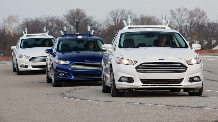 Ny global rapport: Ford leder utviklingen av selvkjørende biler