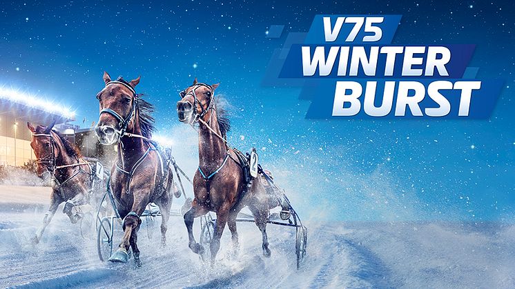 V75 Winter Burst® med multijackpot på nyårsafton