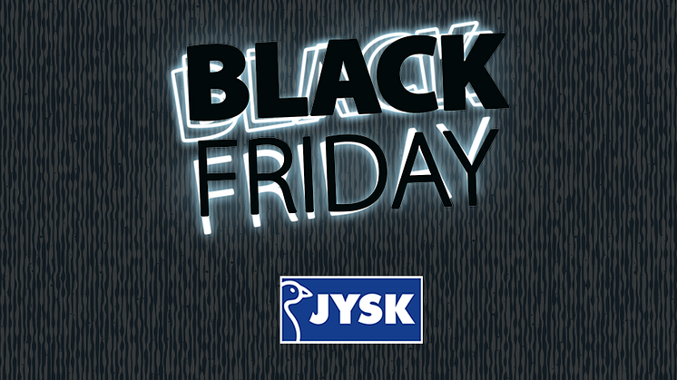 Black Friday 2020 la JYSK