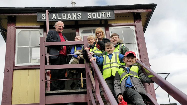 Youngsters enjoyed a Try a Train day, which included a visit to the St Albans South Signal Box and Museum - MORE IMAGES AVAILABLE TO DOWNLOAD BELOW