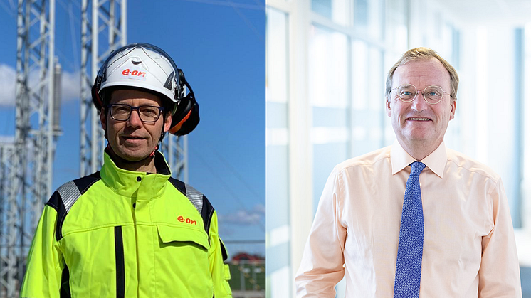 Martin Höhler, vd för E.ON Energidistribution och Jonas Arvidsson, Vd för ONE Nordic AB.