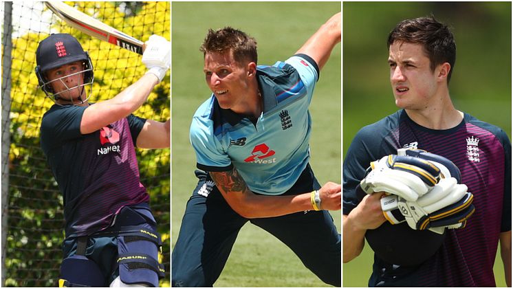 Tom Abell, Brydon Carse and Tom Kohler-Cadmore all played in England Lions' one-day matches in Australia (Getty Sport)