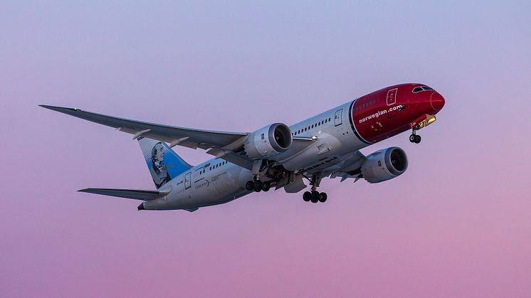 Norwegian Boeing 787 Dreamliner Kuva: David Peacock