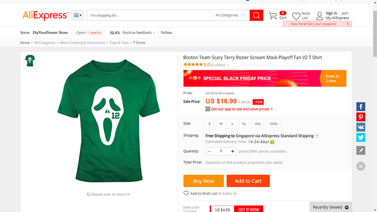 SOURCE: AliExpress, https://www.aliexpress.com/item/Boston-Team-Scary-Terry-Rozier-Scream-Mask-Playoff-Fan-V2-T-Shirt/32868752723.html