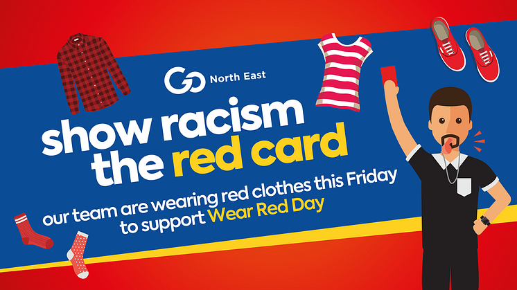 Go North East set to join Show Racism the Red Card for Wear Red Day