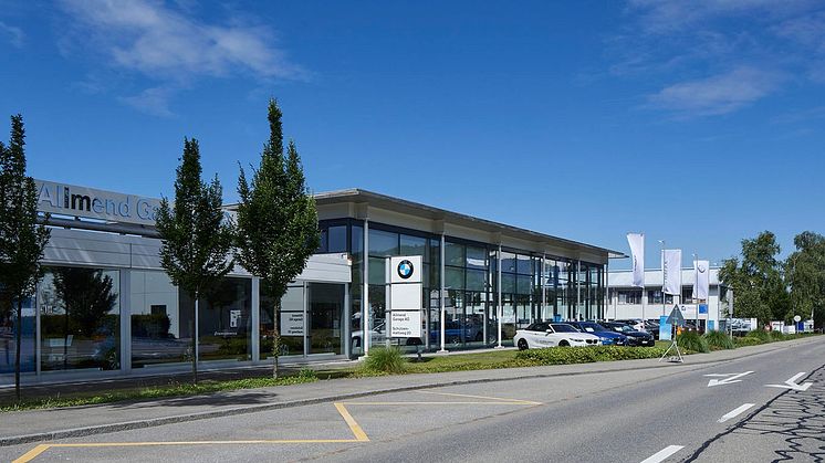 SeeAll-gruppens to BMW-forhandlere, Allmend Garage og Seeblick Garage, er Hedins første i Sveits.
