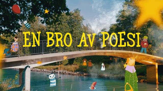 En bro av poesi är en serie för barn mellan 6 och 9 år för att stimulera språkutveckling. Bild: Sam Sohlberg.
