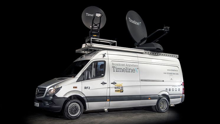 Timeline TV's new new 4K-uplink RF2 broadcast truck