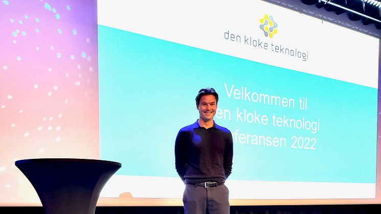 BIM-koordinator, Henrik Groth Lerøen, ble kåret til årets unge talent på Den kloke teknologi. Foto: LINK Arkitektur/ Stian Hagen 