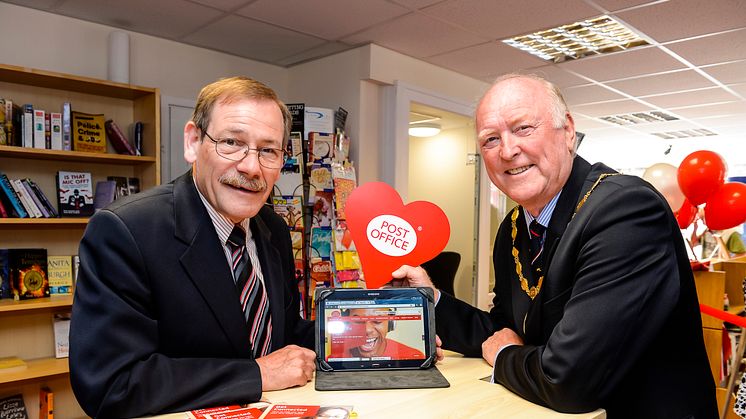 Amble Post Office Officially Opens New Digital Booth In Branch