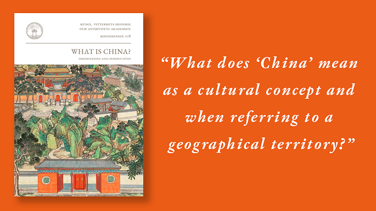  Omslaget till den nya antologin What is China? pryds av Sun Wens (1818–1904) målning med inspiration från 1700-talsromanen The Dream of the Red Chamber av Cao Xueqin.