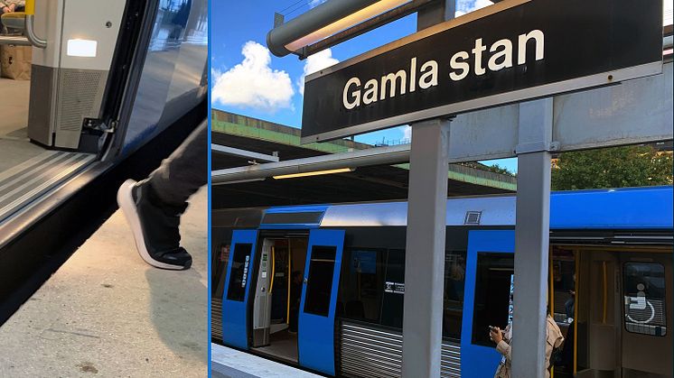SL ska minska avståndet mellan tåg och plattform vid tunnelbanestationen Gamla stan.
