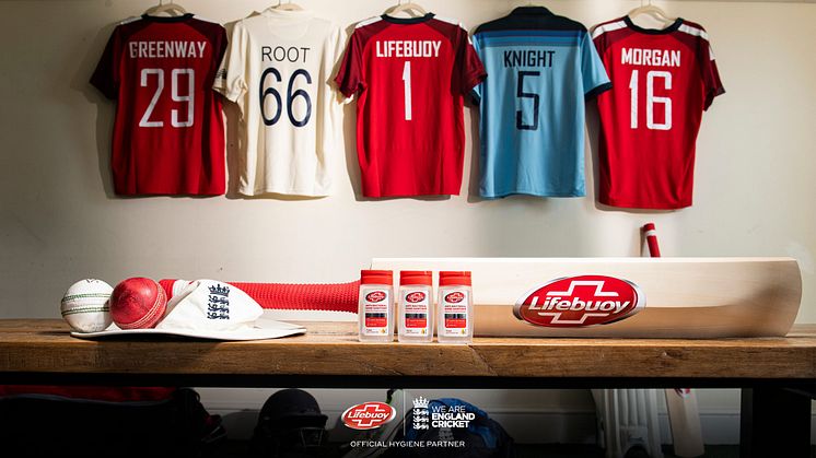 Hygiene brand Lifebuoy partners with England Cricket to support a safe return of the game