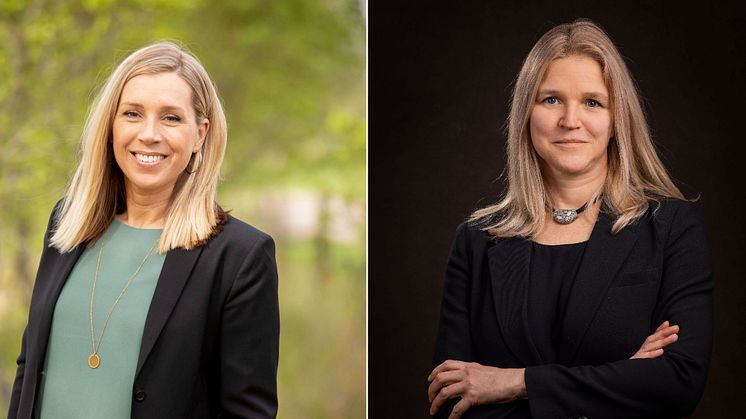 Jenny Greberg, Swedish Mining Innovation, och Katarina Larsson, Svemin. 