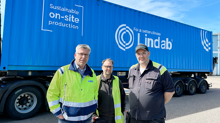 Pontus Andersson, Anders Persson och Peter Lindfors har varit med och utvecklat den nya produktionslösningen.