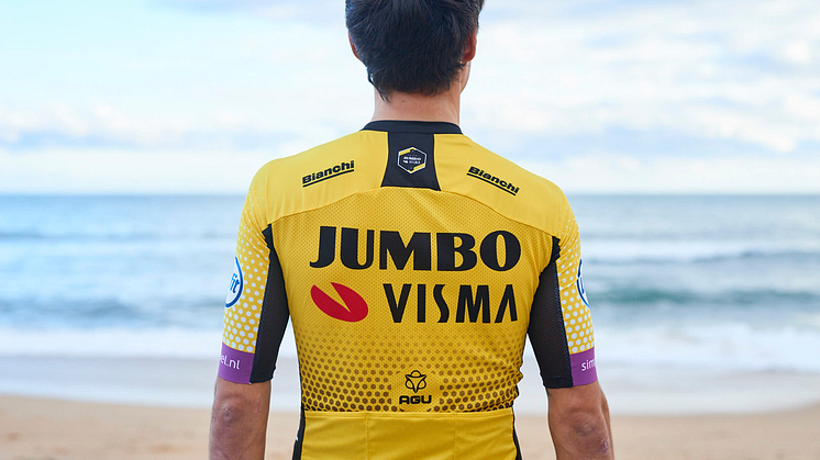 Team Jumbo-Visman uudessa ilmeessä on mukana Visman logo